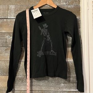 Brandy Melville black Nashville long sleeve